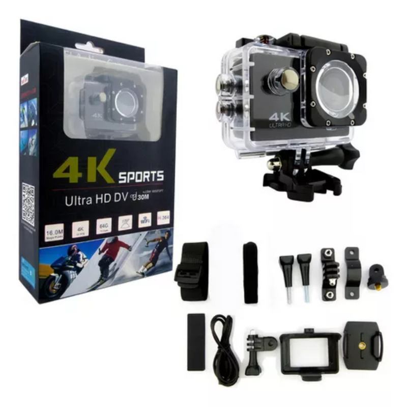 Camara Sport Tipo Go Pro Wifi 1080p 4k U